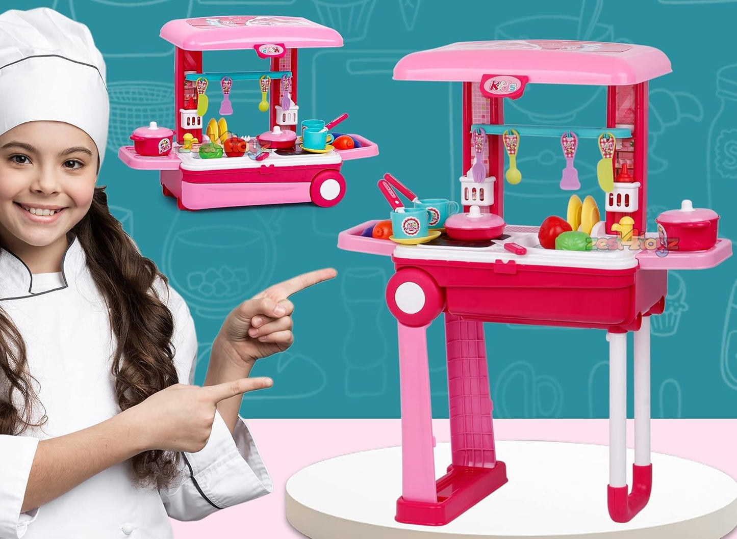 Homa bazaar Kitchen Set Trolley - Homa Bazaar