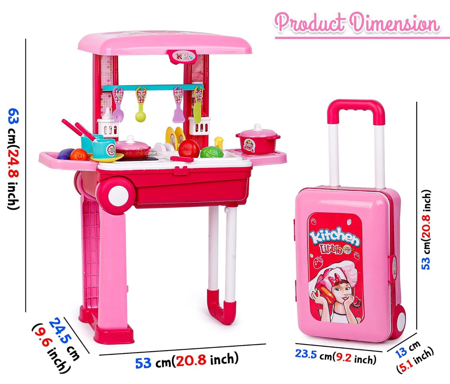 Homa bazaar Kitchen Set Trolley - Homa Bazaar