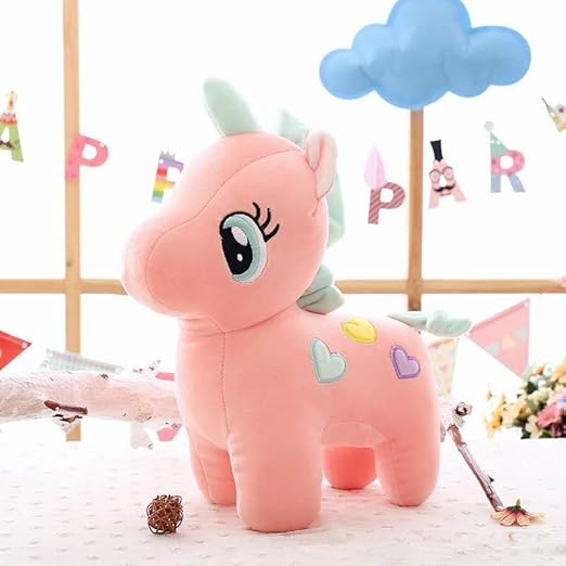 Homa Unicorn Soft Toys (Pink) 25 CM - Homa Bazaar