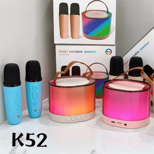 Homa K52 Multicolor Modern Rechargeable Wireless Mini Bluetooth Speaker