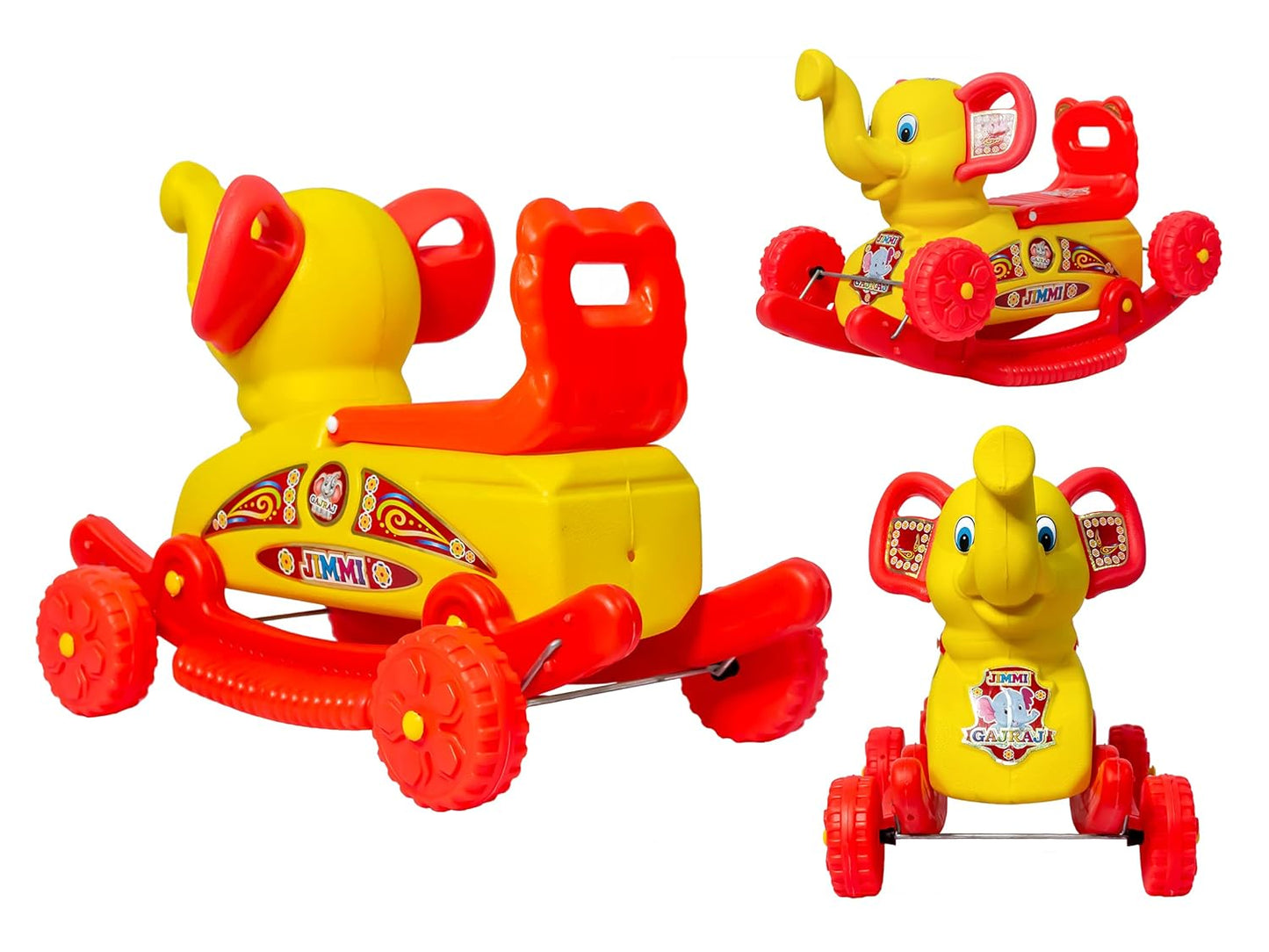 Homa 2 in 1 Baby Elephant Rider for Kids 1 - 5 Years Birthday Gift for Kids/Boys/Girls - Homa Bazaar