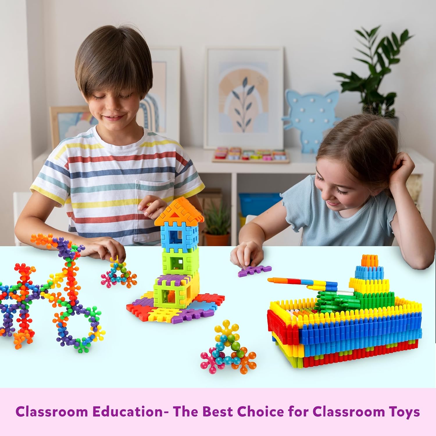 Homa 3 - in - 1 Plastic Building Blocks for Kids - Homa Bazaar