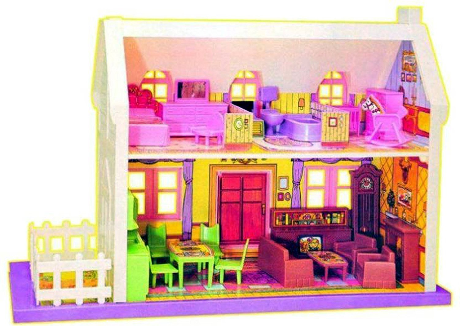 Homa 34 Pcs Doll House for Kids - Homa Bazaar