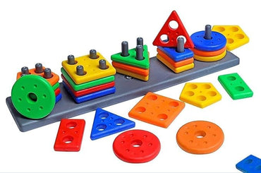 Homa Angle Geometric Plastic Blocks, Sorting & Stacking Toys - Homa Bazaar