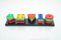 Homa Angle Geometric Plastic Blocks, Sorting & Stacking Toys - Homa Bazaar