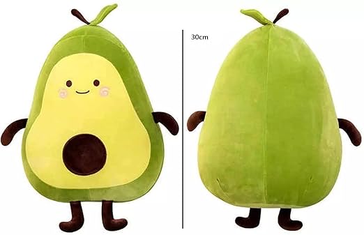 Homa Avocado Soft Toy – Cute & Cozy Plush Doll 36 CM - Homa Bazaar