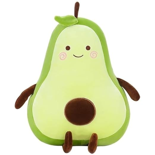 Homa Avocado Soft Toy – Cute & Cozy Plush Doll 36 CM - Homa Bazaar