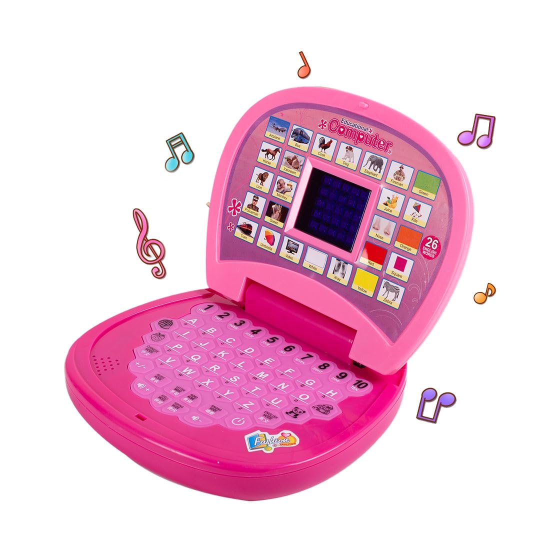 Homa Battery Operated Educational Learning Laptop Toy with LED Display and Music Effect - Homa Bazaar