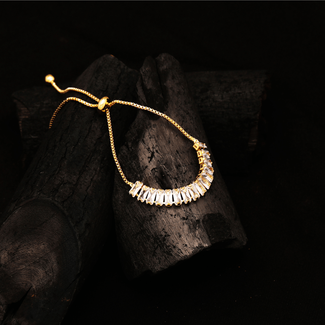 Homa Bazaar Alloy Golden Bracelet - Homa Bazaar