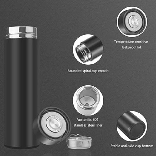 Homa Bazaar Smart Cup led temperature display (500ml) - Homa Bazaar