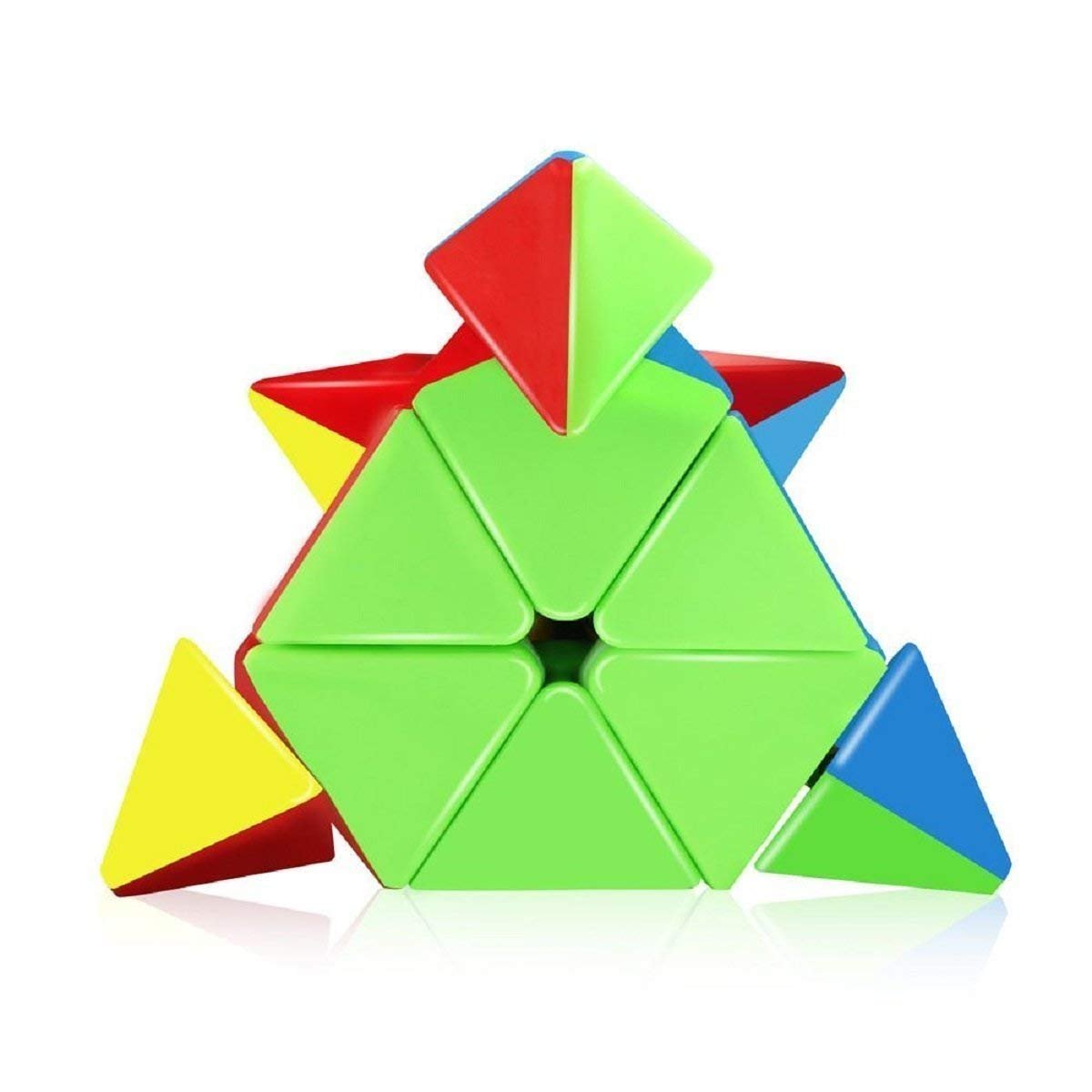 Homa bazaar Triangle Cube Puzzle (Multicolour) - Homa Bazaar