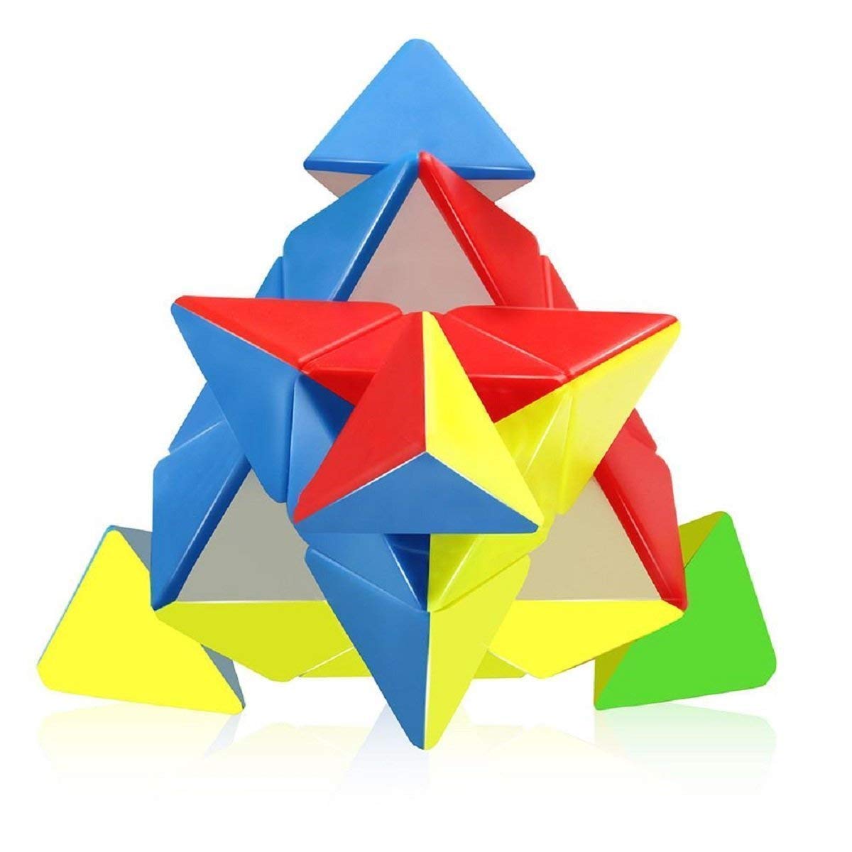 Homa bazaar Triangle Cube Puzzle (Multicolour) - Homa Bazaar