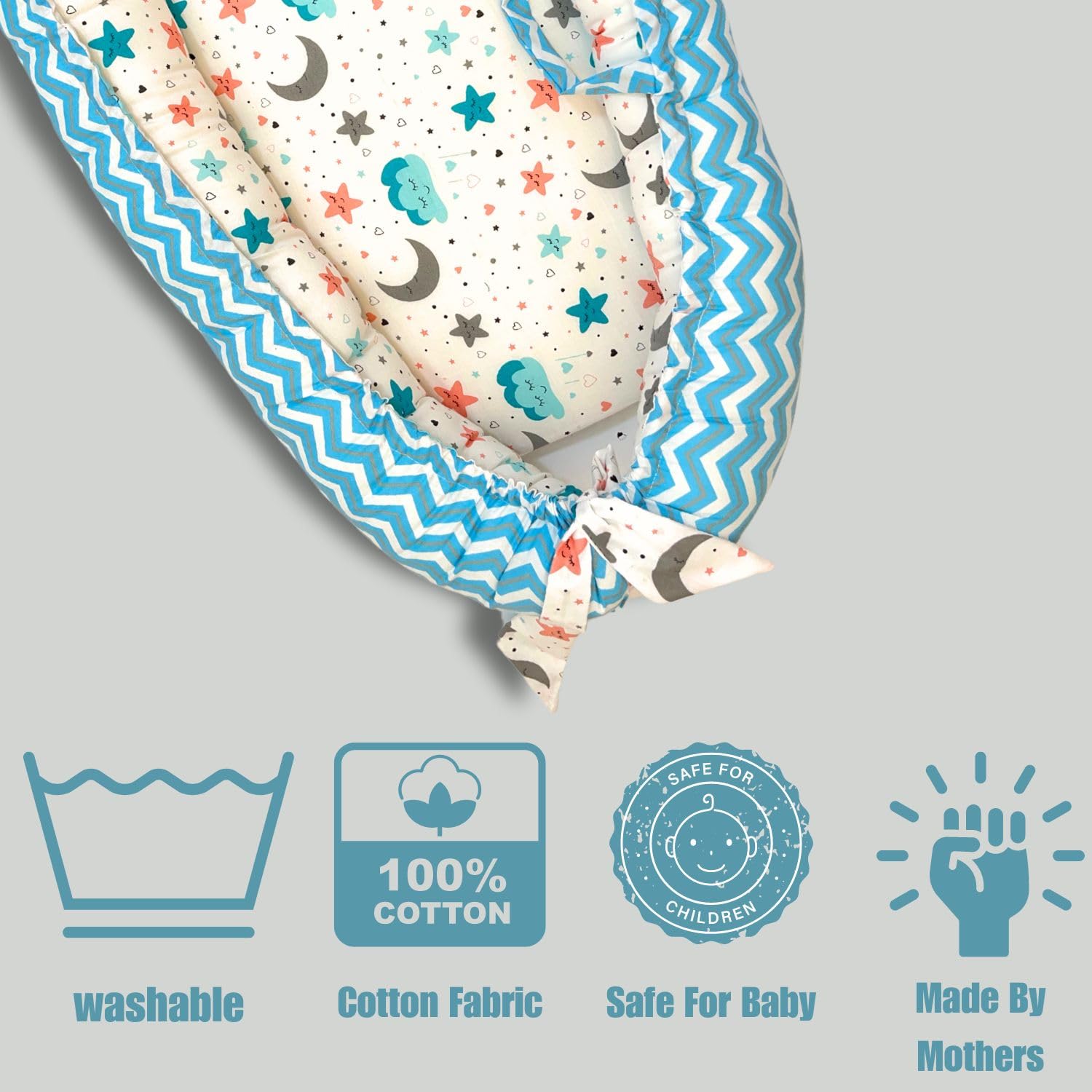 Homa Cotton Baby Cloud Bed Nest - Homa Bazaar