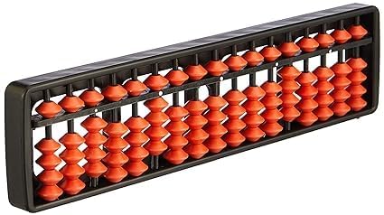 Homa Educational Abacus 17 Rod Brown Color Abacus Tool for Kids to Enhance Their Counting Skills and Mathematics Multicolor - Homa Bazaar