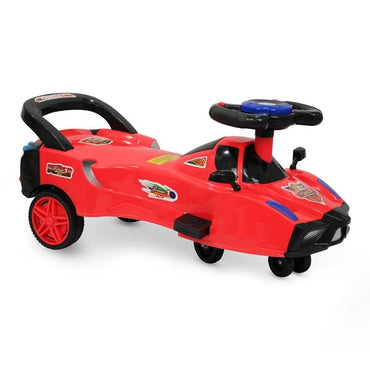 Homa Ferrari Magic Swing Baby Push Car for Kids with Lights & Musical streering - Homa Bazaar