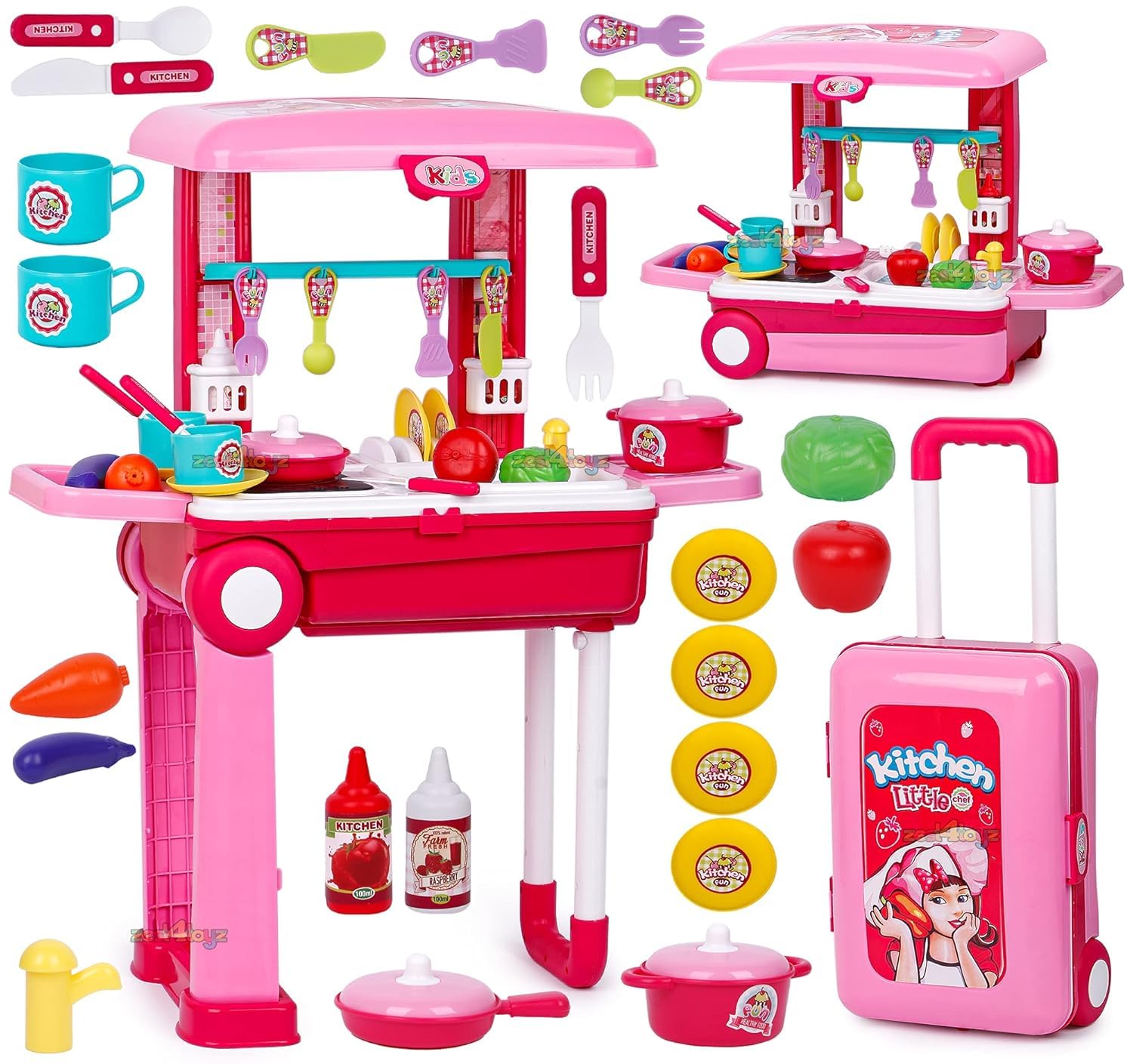 Homa Kitchen Set Trolley - Homa Bazaar