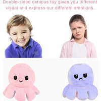 Homa Toy Octopus Plushie Reversible Super Soft Toys for Kids | 18cm - Homa Bazaar