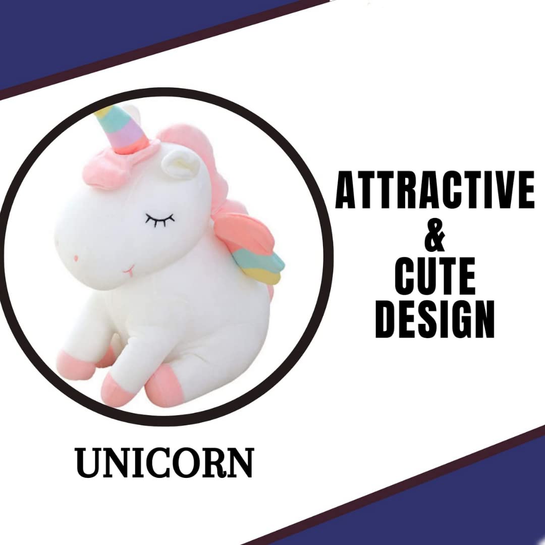 Homa Sitting unicorn soft toys for Children | 25 cm - Homa Bazaar