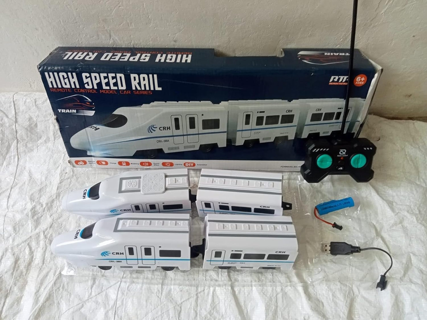 Homa Latest Model Rechargeable High-Speed Remote Controlled RC Bullet Train Toy - Homa Bazaar