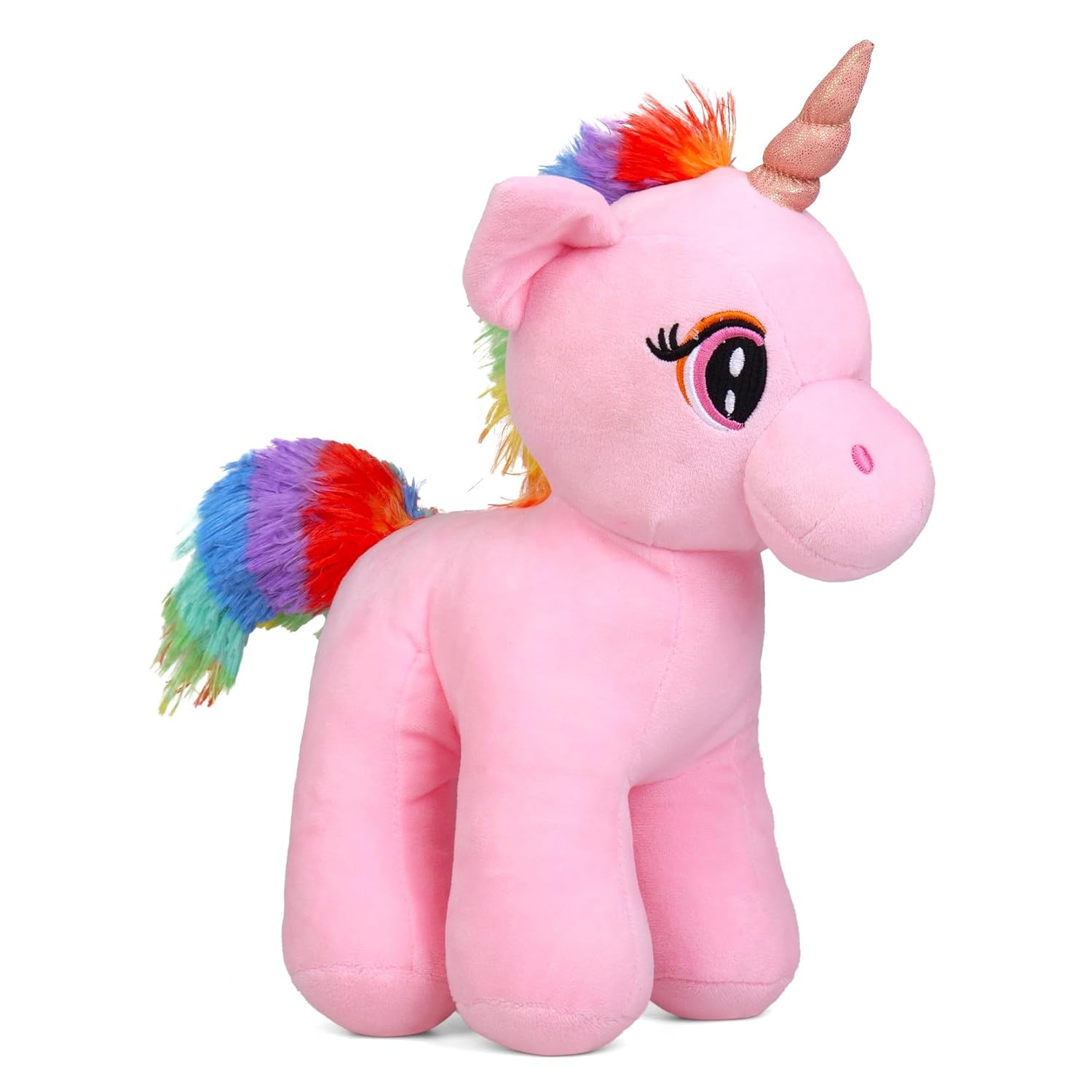 Homa Light Pink Unicorn Soft Toy | 26cm - Homa Bazaar