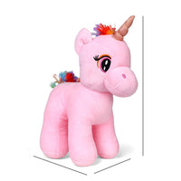 Homa Light Pink Unicorn Soft Toy | 26cm - Homa Bazaar